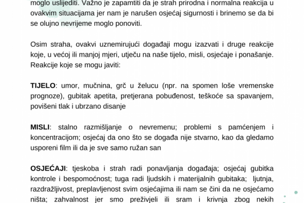 Vremenske neprilike i njihov utjecaj na mentalno zdravlje