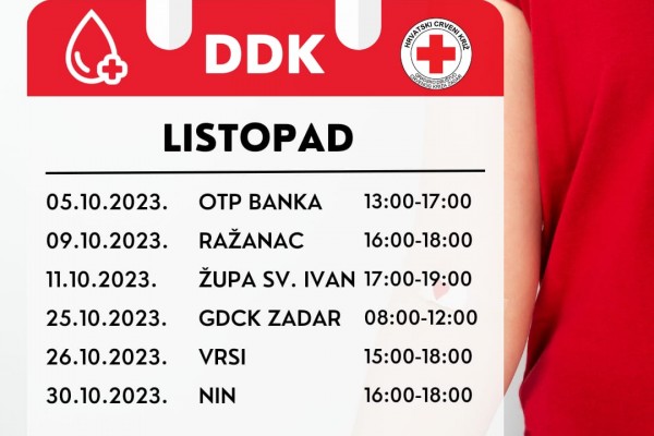 DDK akcije u listopadu